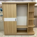 Tủ Quấn Áo Cánh Lùa Màu Gỗ Sồi Viền Trắng (ms1) 4