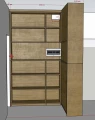 Tủ Giày Kịch Trần Góc L 5