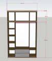 Tủ quần áo gỗ MDF phủ melamine TQA722 3