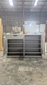 Tủ giày 4 cánh mở gỗ MDF màu xám 4