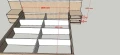 Giường ngủ gỗ MDF có ốp vách đầu giường kèm 2 tab 2