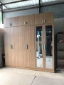 Tủ quần áo gỗ MDF 6 cánh gương soi 1