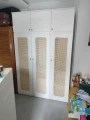 Tủ quần áo cánh mây full trắng 0