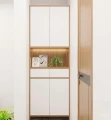 Tủ giày âm tường - kịch trần cánh mở Gỗ Mdf 1