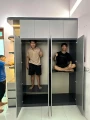 đóng tủ nhựa theo yêu cầu tính m vuông 9