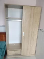Tủ quần áo cánh lùa gỗ mdf màu hồng cho bé 5
