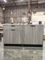 Tủ giày 4 cánh mở gỗ MDF màu xám 0