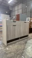 Tủ giày 4 cánh mở gỗ MDF màu xám 1