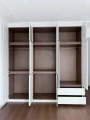 Tủ quần áo gỗ MDF hiện đại tay nắm vát 45 độ 2