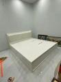 Giường ngủ gỗ MDF thông minh có đầu nệm (GTMDN) 1