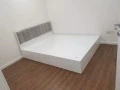 Giường gỗ MDF có 2 ngăn kéo kèm nệm đầu giường GN07 0