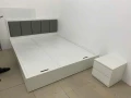 Giường ngủ gỗ MDF có nệm đầu giường 4