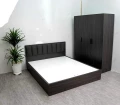 Giường ngủ gỗ MDF có nệm đầu giường 1