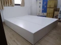 Giường ngủ màu trắng gỗ MDF 2