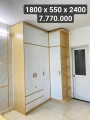 Tủ quần áo gỗ cao cấp tính m vuông 19