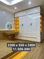Tủ quần áo gỗ cao cấp tính m vuông 20