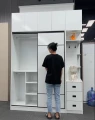 Tủ quần áo cửa lùa màu trắng TAL11 1