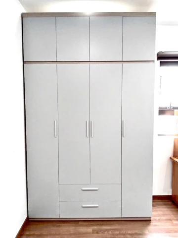 Tủ quần áo gỗ MDF phủ melamine TQA722