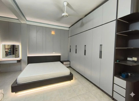 Combo phòng ngủ gỗ MDF CBHD1