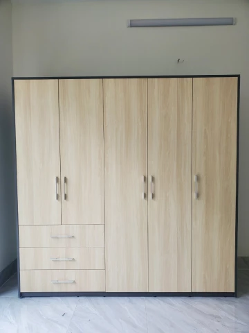 Tủ quần áo 5 cánh gỗ mdf ( 5cmdf-1)