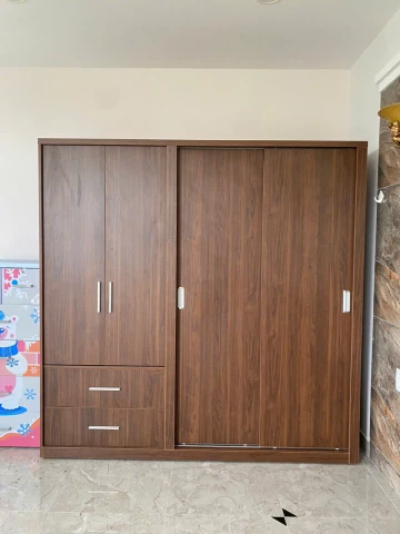 Tủ áo cánh lùa + cánh mở ( clcm-01)