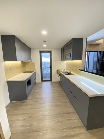 Tủ bếp trên chống ẩm phủ Melamine KM04