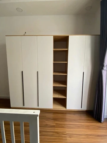 Tủ quần áo gỗ MDF phủ melamine (TQA5CK)