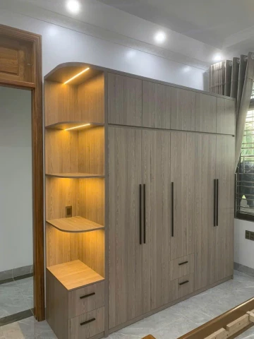 Tủ quần áo gỗ cao cấp MDF phủ Melamine TYCDL