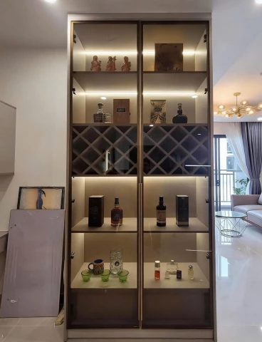 Tủ gỗ cánh kính (CK05)