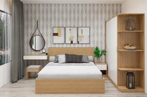 Combo phòng ngủ gỗ MDF ( CBG40 )