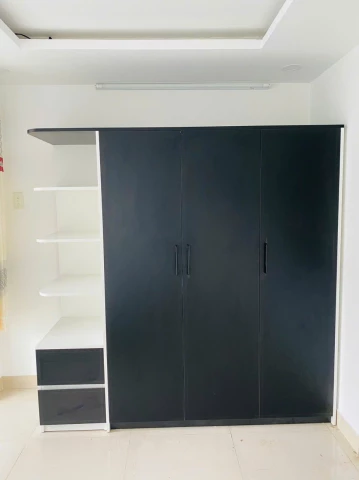 Tủ gỗ MDF 3 cánh 1 kệ ( tg3c1k-1 )