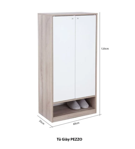 Tủ giày cánh mở gỗ MDF ( tgcm-025 )