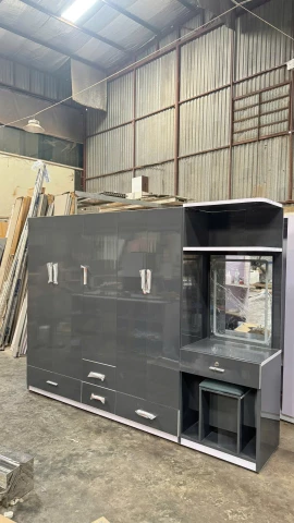 Tủ quần áo Nhựa Taiwan kèm bàn trang điểm ( TNBTĐ001 )