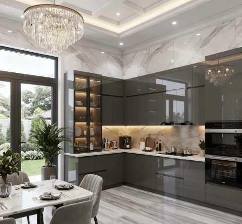 Bộ tủ bếp cao cấp (TB23)