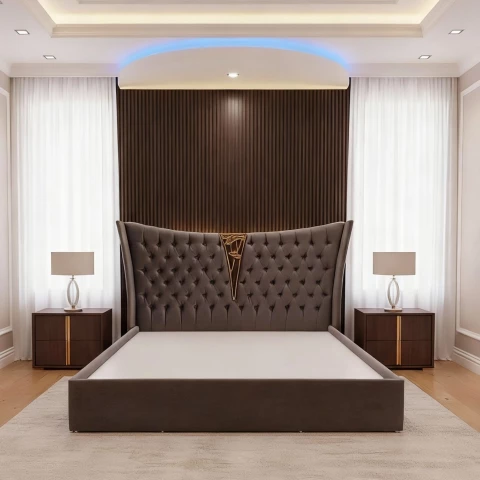 Giường ngủ nhập khẩu nk06