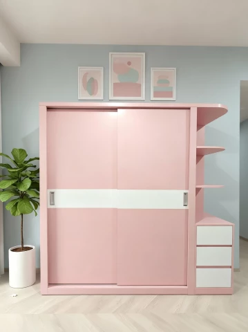 Tủ gỗ 2 cánh lùa tg222