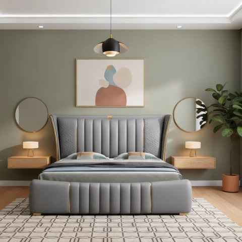 Giường ngủ nhập khẩu nk13