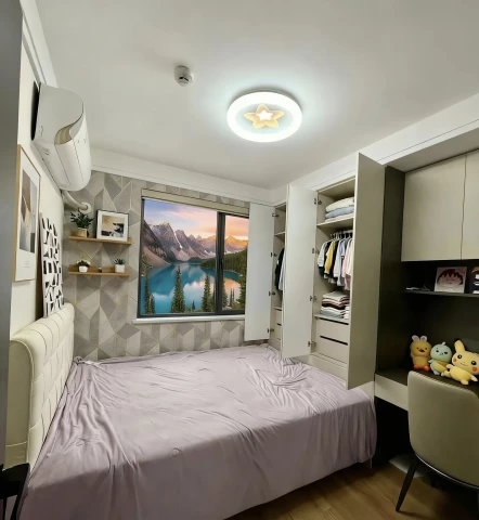 Tủ gỗ liền giường tlg16