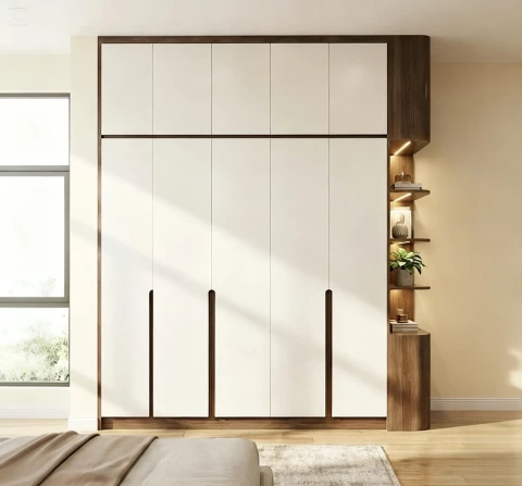 Tủ gỗ cao cấp 5 cánh tn565