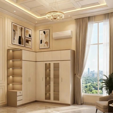 Tủ gỗ cao cấp 6 cánh tg602