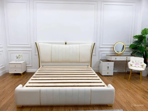 Giường ngủ nhập khẩu cao cấp NK002