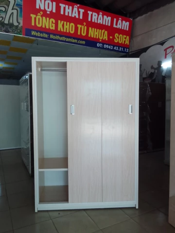 Tủ nhựa Đài Loan 3 cánh lùa TL3C
