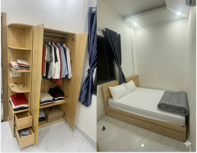 Combo phòng ngủ gỗ MDF MGX19