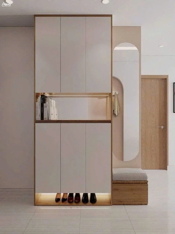 Đóng Tủ Giày Dép Gỗ MDF Theo Yêu Cầu