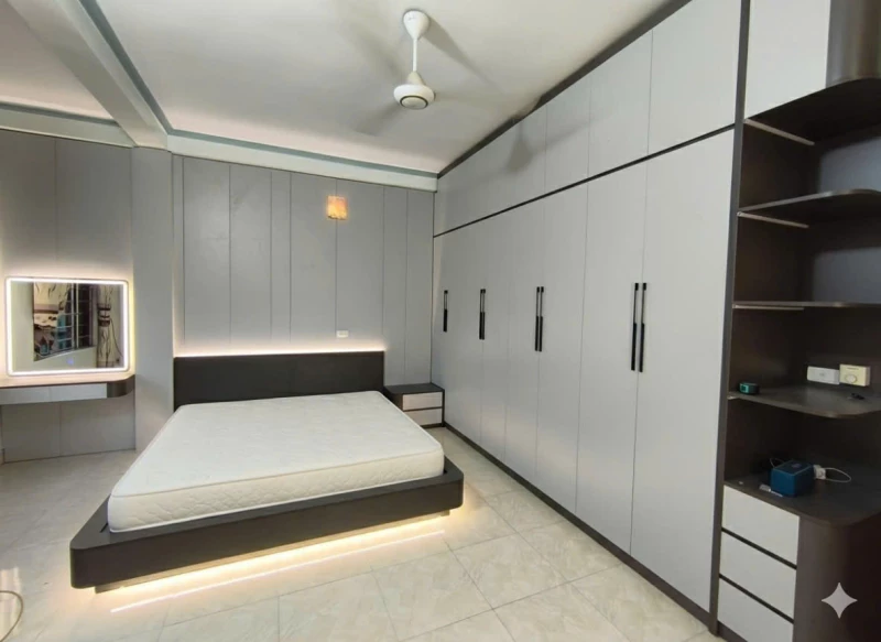 Combo phòng ngủ gỗ MDF CBHD1