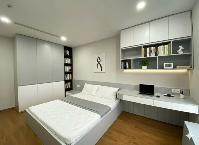 Combo phòng ngủ gỗ MDF CBHD5