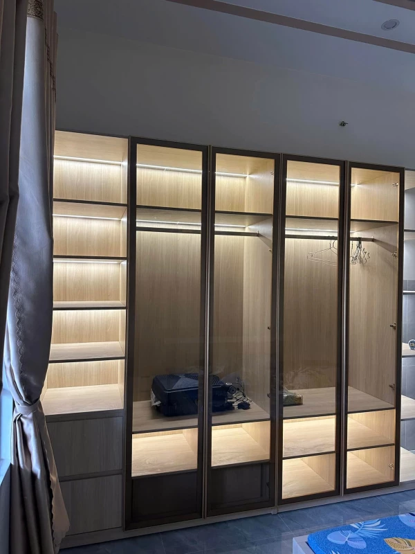 Tủ quần áo cánh kính đóng theo yêu cầu ( TACK 19  )