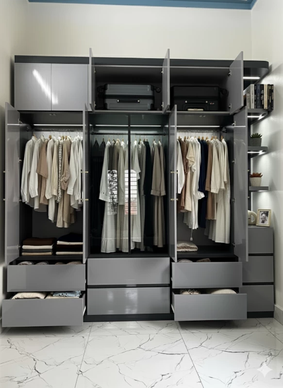 Tủ quần áo nhựa Vinco cánh kính VC01