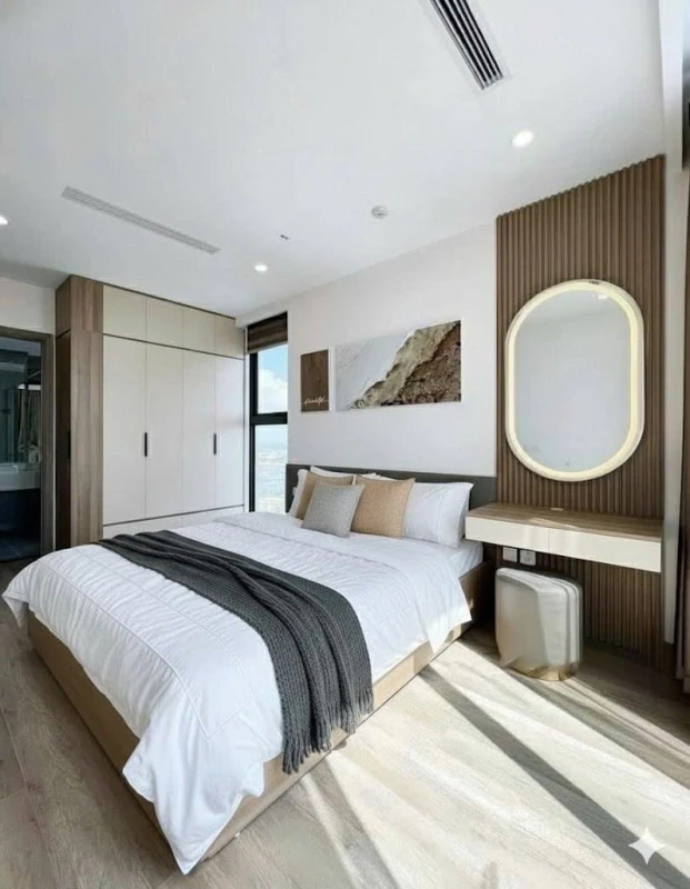 Combo phòng ngủ gỗ MDF CBHD8