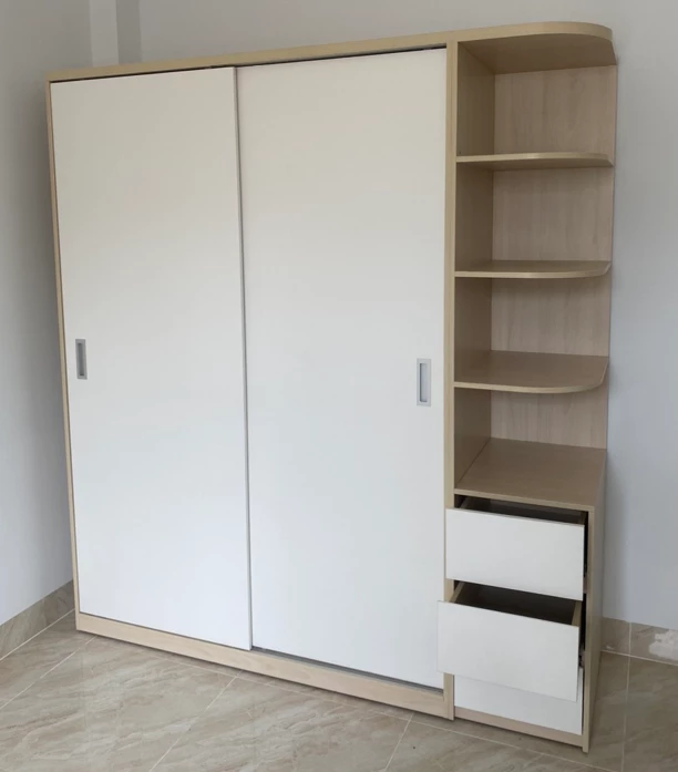 Tủ quần áo gỗ MDF lùa (tgl1m8)